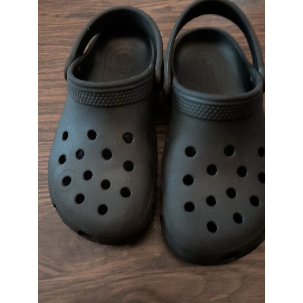 Crocs Kids Classic K Clog - Black, US 13